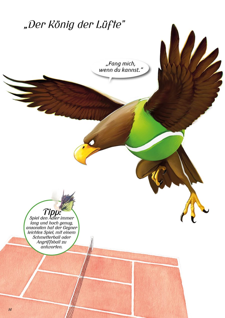Der Adler – hoher Ball / Slice