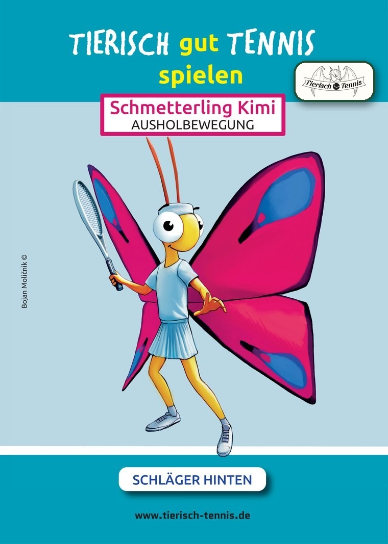 Schmetterling Kimi – Ausholbewegung