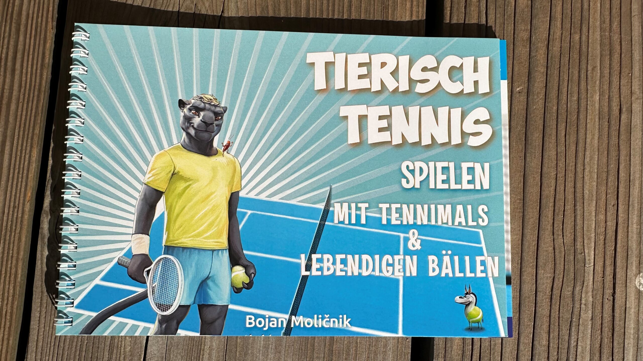 Tierisch Tennis spielen mit Tennimals & lebendigen Bällen — Ring-Bilderbuch